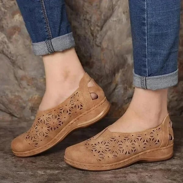 🔥 [Heute niedrigster Preis] 2024 HEISSER VERKAUF 50% RABATT Loch elastische Schuhe
