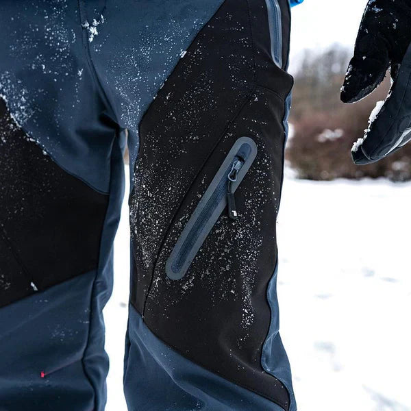 🏆DERNIER JOUR DE SOLDES 50 % DE RÉDUCTION !!🔥Pantalon d'hiver imperméable pour homme avec doublure en polaire Pantalon cargo