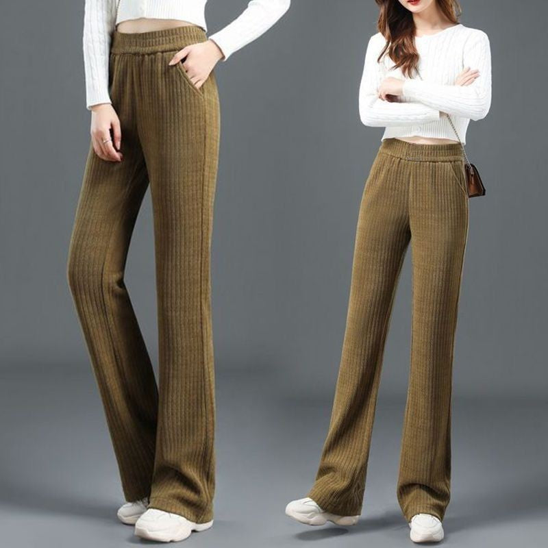 Neue Slim Fit Damenhose mit breitem Gummibund