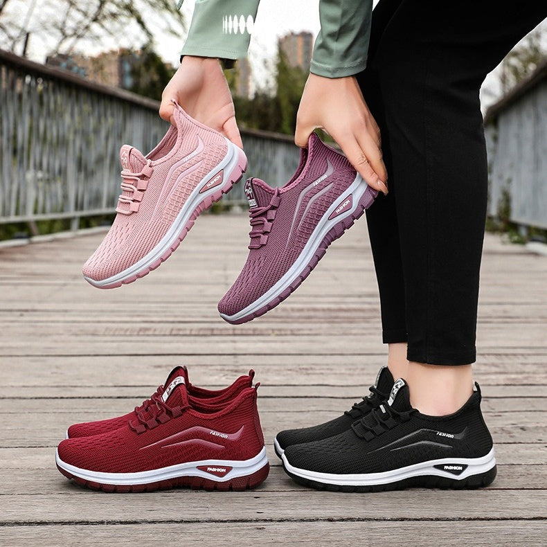 Damen Casual Atmungsaktiver Komfort Sneaker
