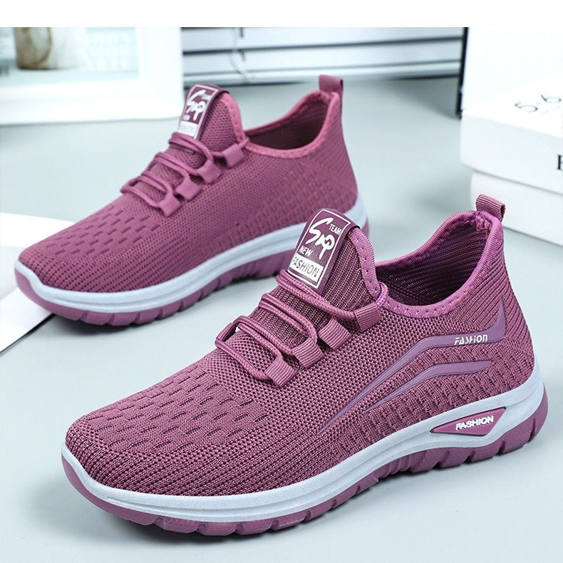 Damen Casual Atmungsaktiver Komfort Sneaker
