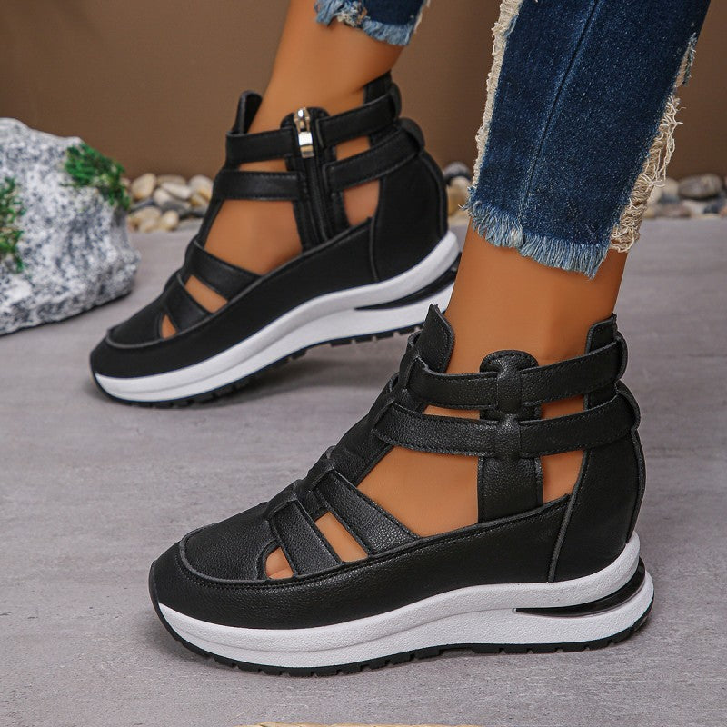 🌞Frühlingserwachen: 50% Rabatt!💎Orthopädische Keil-Sandalen "CloudSupport" – Schmerzfreies Gehen & Maximale Stabilität