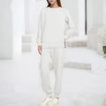 Gemütliches Sweatshirt- und Hosen-Zweiteiler-Set für Damen