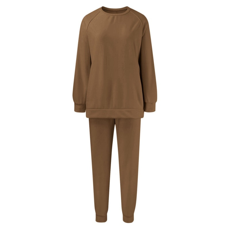 Gemütliches Sweatshirt- und Hosen-Zweiteiler-Set für Damen