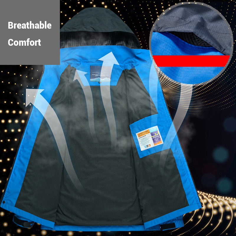 👔😎Herren-Performance-Outdoor-Jacke – Winddicht, wasserdicht & atmungsaktiv🔥