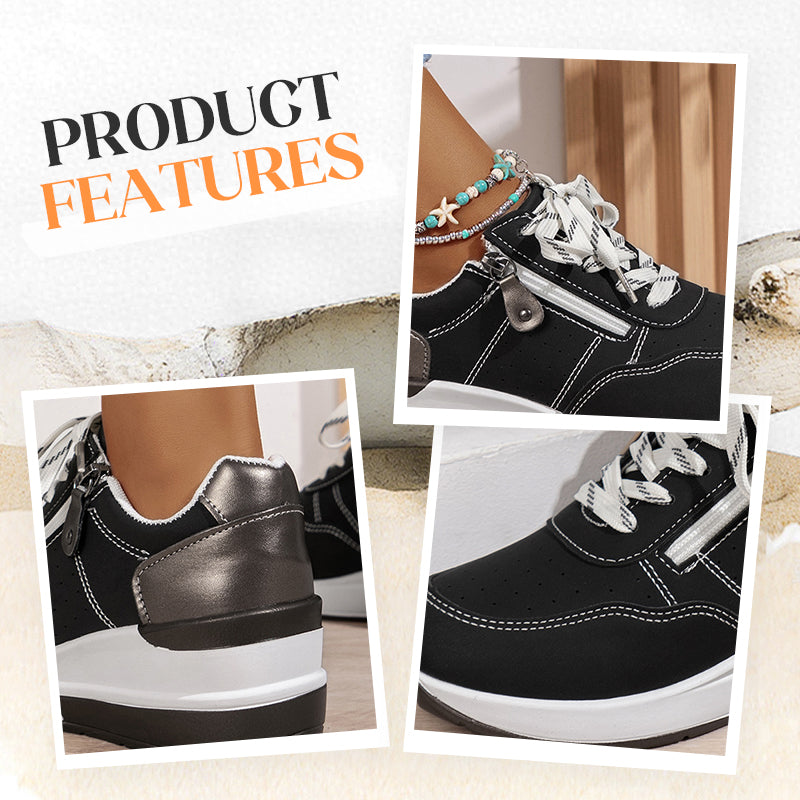 Lässige Damen-Plateau-Sneaker